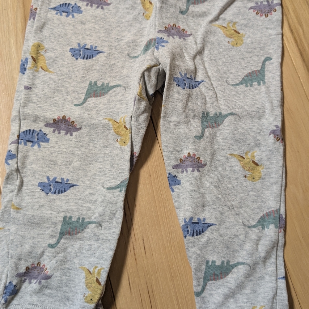 Jumping Beans Gray Dinosaur Leggings